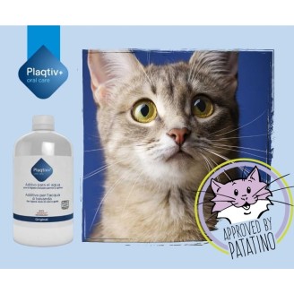 Plaqtiv+ da aggiungere all'acqua da bere 500 ml - cane e gatto