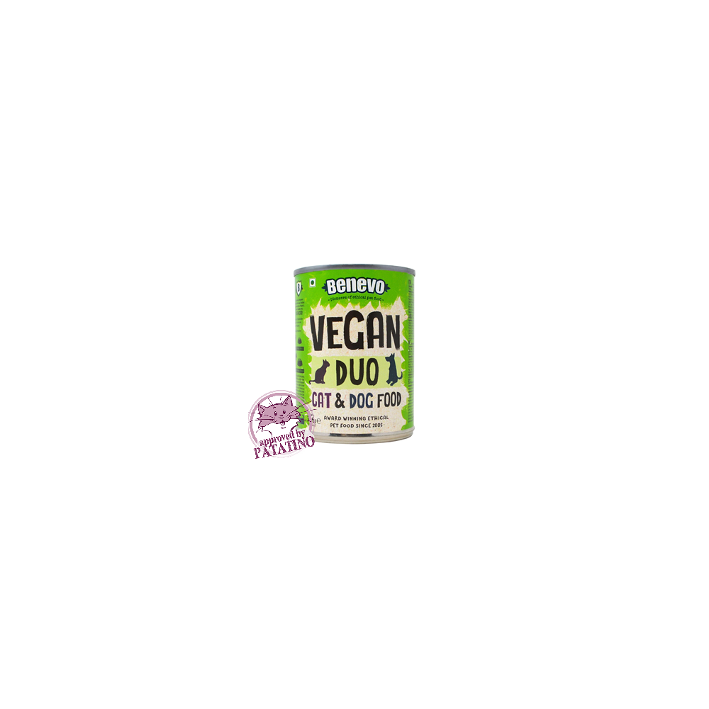 Benevo 354g Duo Vegan Completo per Cani e Gatti  *Soia Free*