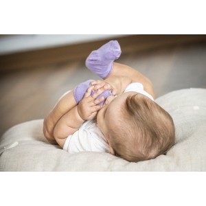 H-earth Eco Calze Bimbi in Eucalipto 0-6 Mesi conf. 3 pezzi