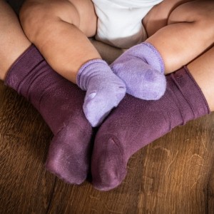 H-earth Eco Calze Bimbi in Eucalipto 0-6 Mesi conf. 3 pezzi