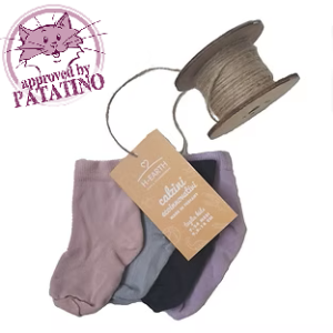 H-earth Eco Calze Bimbi in Eucalipto 0-6 Mesi conf. 3 pezzi