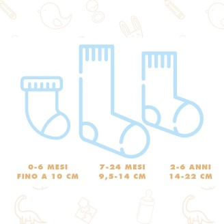 H-earth Eco Calze Bimbi in Eucalipto 7-24 mesi - 2 pezzi