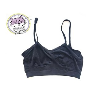 Eco Top Brassiere Vegan Bamboo Spallina fine