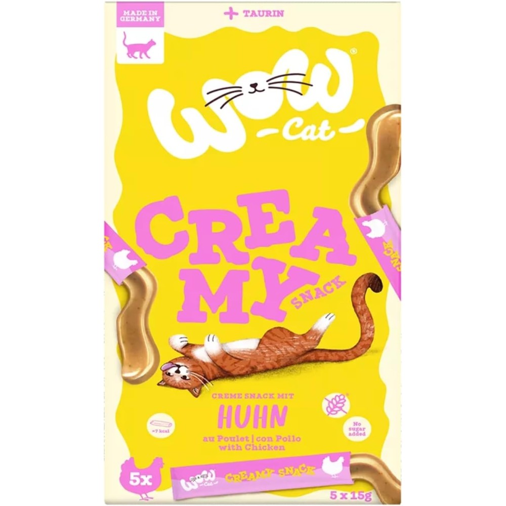 Wow snack creamy con pollo grain free