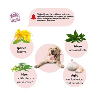 ElsaBeauty Otobiol Pets infiammazioni batteriche orecchie cane gatti piccoli animali