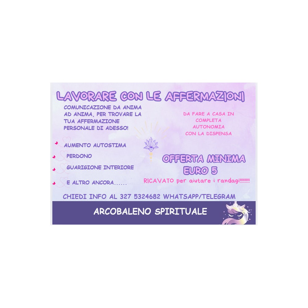 Il potere delle Affermazioni