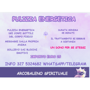 Trattamento Pulizia Energetica a distanza per Persone