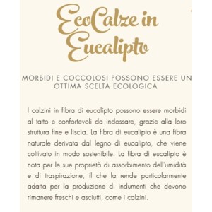 Eco Calze corta in Eucalipto diversi COLORI e Taglie