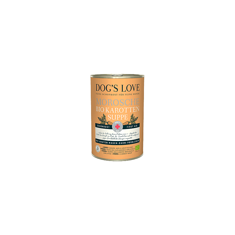 6xDog's Love  400 gr Doc Zuppa di Carote BioVegan