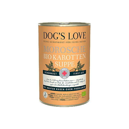 6xDog's Love  400 gr Doc Zuppa di Carote BioVegan