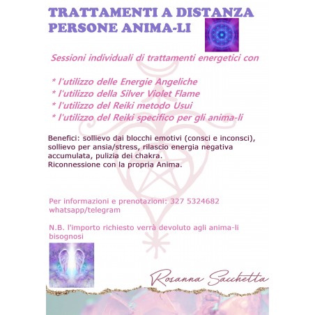 Trattamento Pulizia Energetica a distanza per  Anima-li