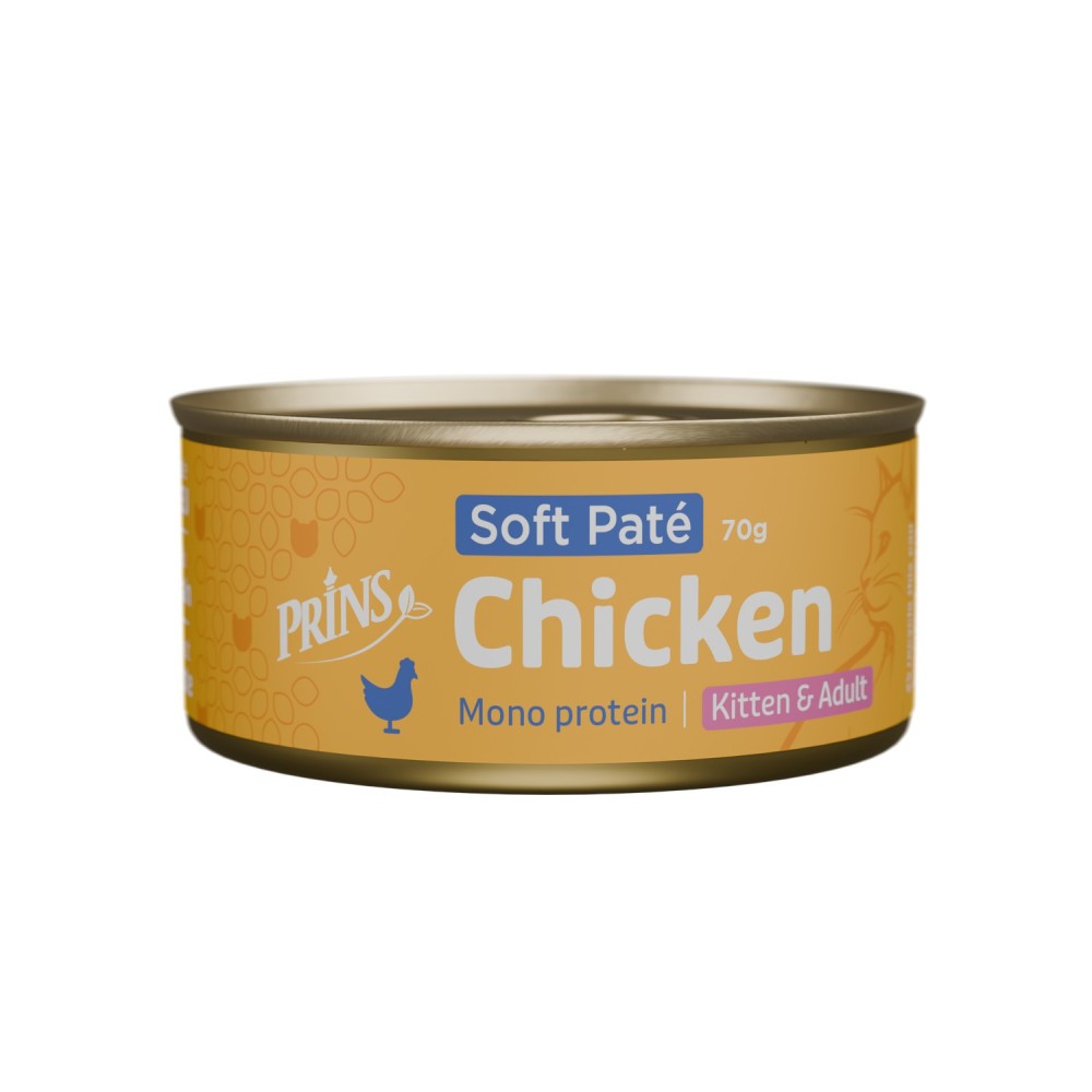 Prins Chunky Patè 70gr Pollo Monoproteico per gatto/kitten