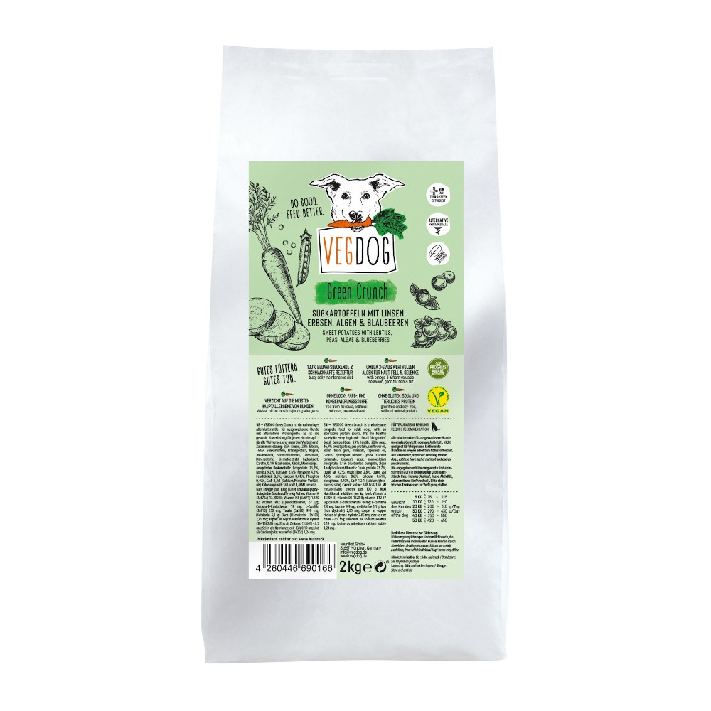VegDog 2kg Farmer Crunch