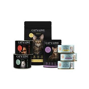 Cat's Love 200 gr Salmone + Pollo in gelatina naturale Gluten Free