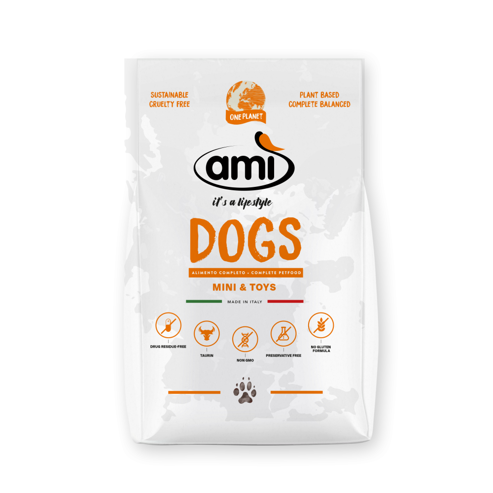Amì Crocchette Vegetali Mini Dog 3kg - piccola Taglia *NUOVO FORMATO*