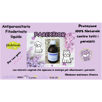 Parexbior Biorama  Repellente Liquido per cani e gatti