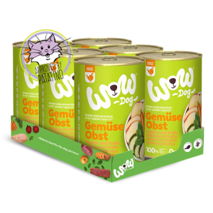Wow 6x400 gr Frutta e Vedura per cane