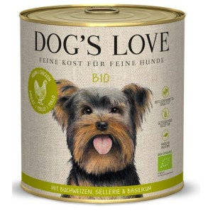 Dog's Love 800gr Bio Pollo grano saraceno sedano Gluten Free