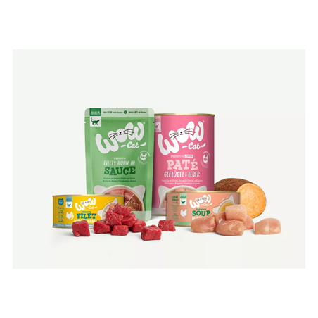 Wow 125gr Pollo e fegato Kitten Cuccioli Grain Free