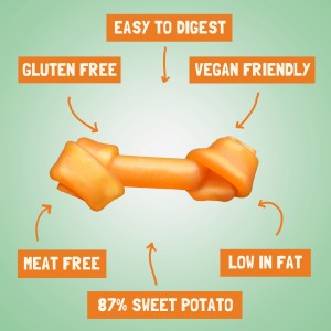 Pawtato Knots grandi Vegan 180 gr * Gluten Free* Benevo