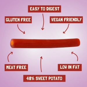 Pawtato Blueberry Sticks 120g Benevo