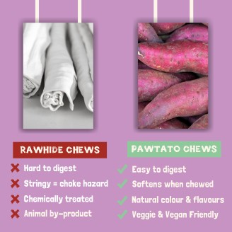 Pawtato Stick di Spinaci Vegan  120 gr Benevo